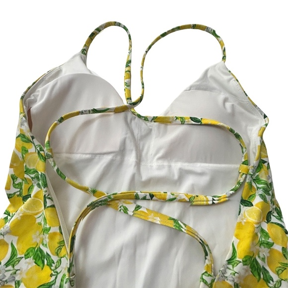 lululemon Weave the Waves One-piece swimsuit Strappy Lemons Adjustable Straps - Picture 7 of 13